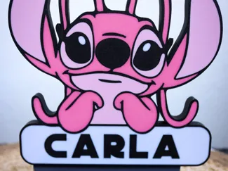 Angel stitch personalizable.