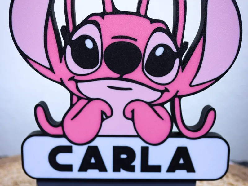 Angel stitch personalizable.