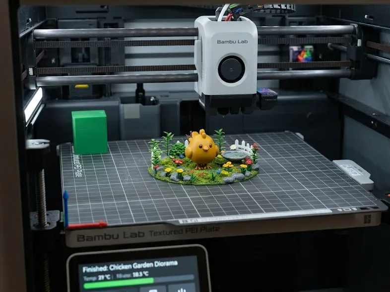 Cute little chicken easter