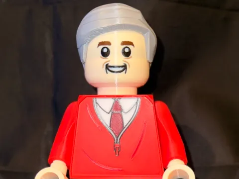 Figura decorativa: Mister Rogers MegaFigure (5:1 Scale) — referencia de MakerWorld