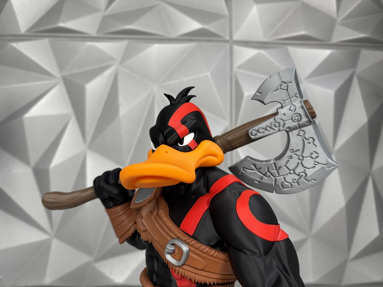 Daffy Duck x Kratos - MULTIPART view 3