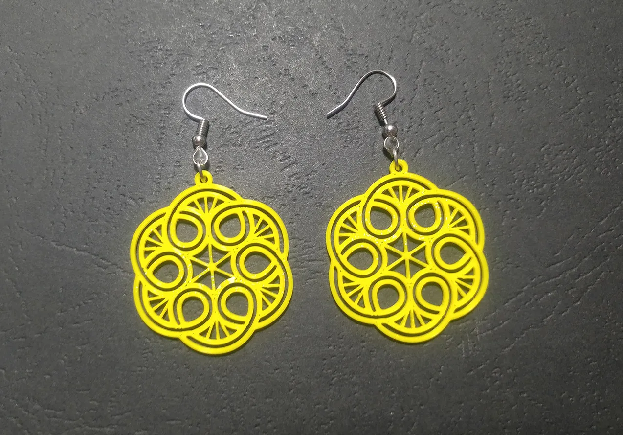 Starloom Mandala Earrings view 3