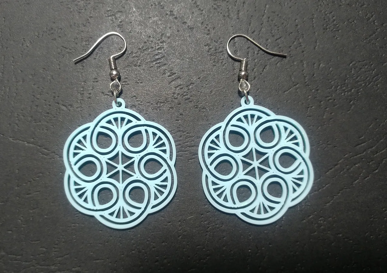 Starloom Mandala Earrings view 2