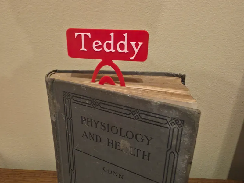 Customizable Spiral Bookmark