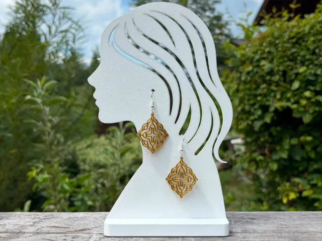 Blütenornament Ohrringe
