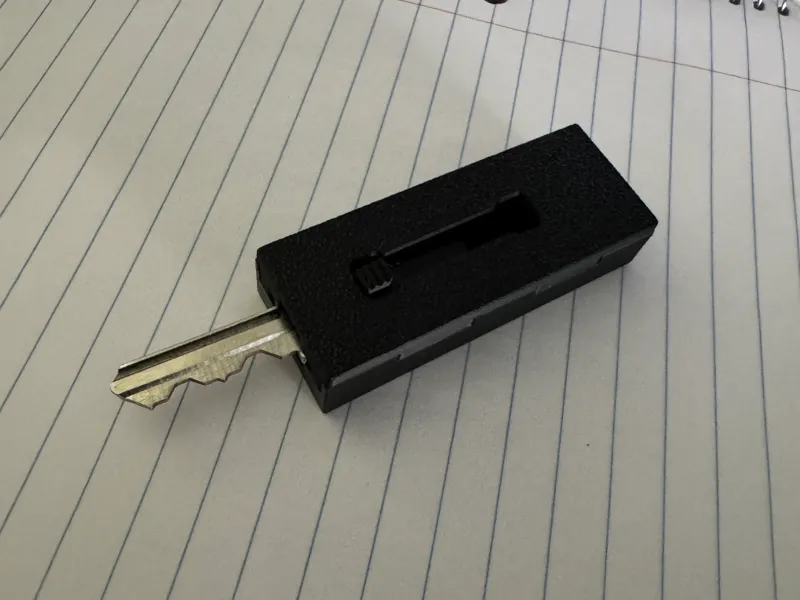 Slide out key box + holder