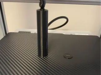 Collapsing sword, but its a pointer finger