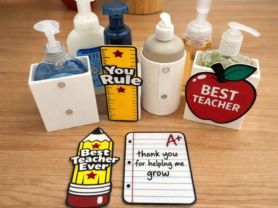 Teacher Appreciation Magnets - Dispenser Faces