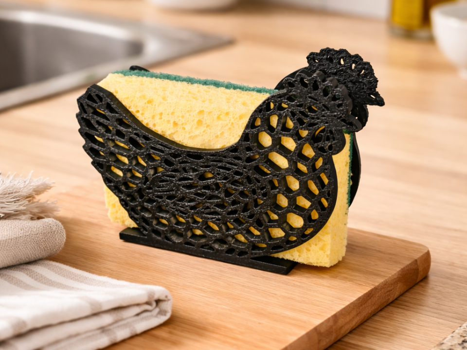 Voronoi Chicken Sponge Holder