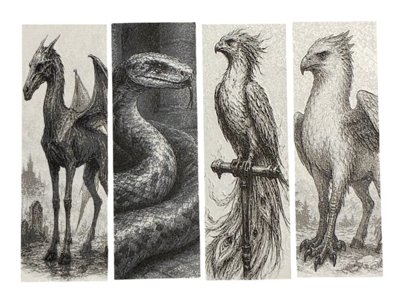 Harry Potter Magical Beast Bookmarks - The Phoenix