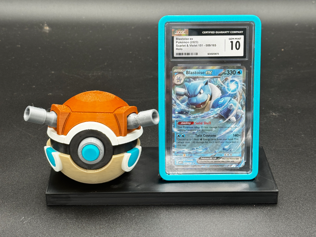 Pokeball and CGC / PSA Slab Stand / Display