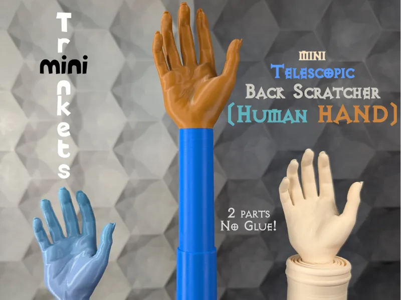 mini Telescopic Back Scratcher (Human Hand)