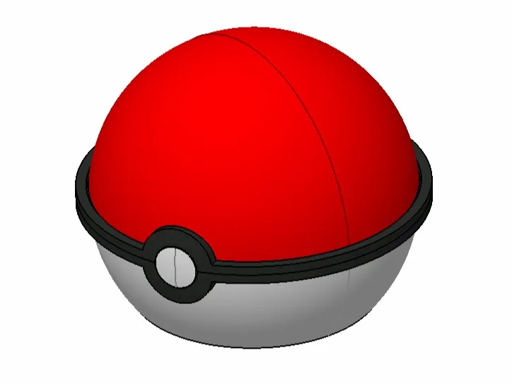 米家挂灯遥控外壳_精灵球 shell for controller of monitor light