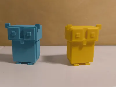 Cute Low Poly Owl
