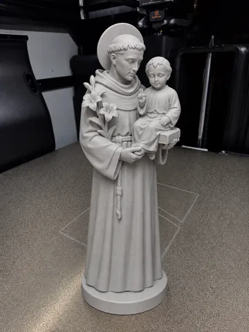 Figura decorativa: Sant’Antonio da Padova con Gesù Bambino - Sacra — vista de referencia 3