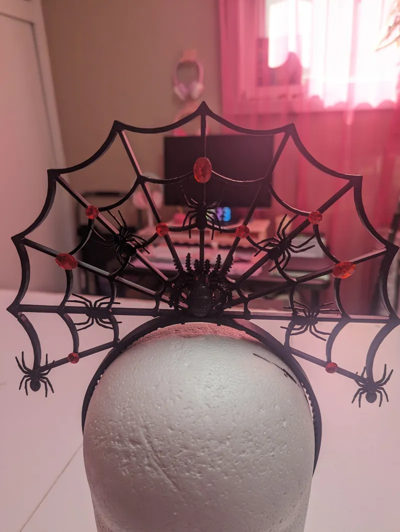 Headdress and Full Spider Web