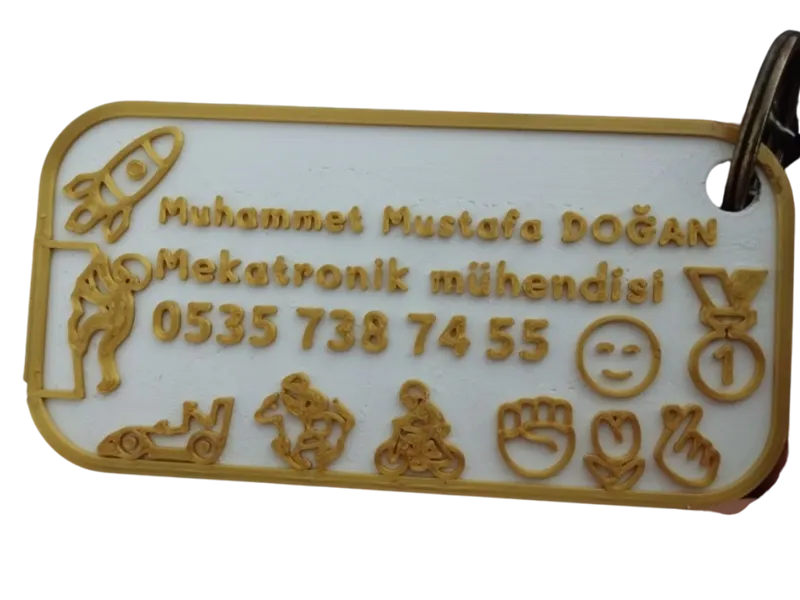 Kişiye özel anahtarlık