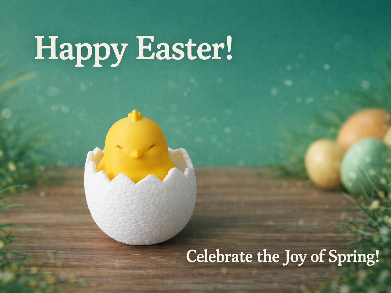 Easter Decoration - Chick in the egg