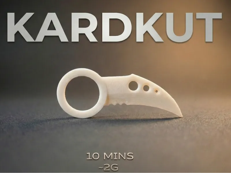 KardKut - Minimalist Box Opener - 10m Print 