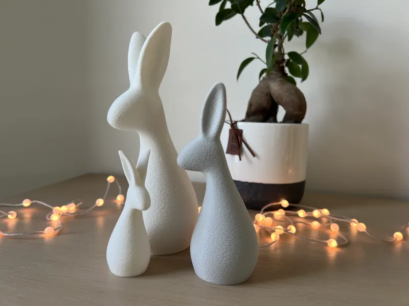 Fuzzy Bunnies - Minimalist Rabbits