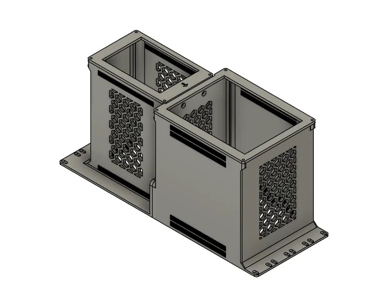 19 Inch Computer Rack Synology Racket Synology ds418 & ds224+ 19-Inch Rackmount - Free 3D Print Model ...