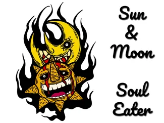 Posavasos Sun & Moon - Soul Eater
