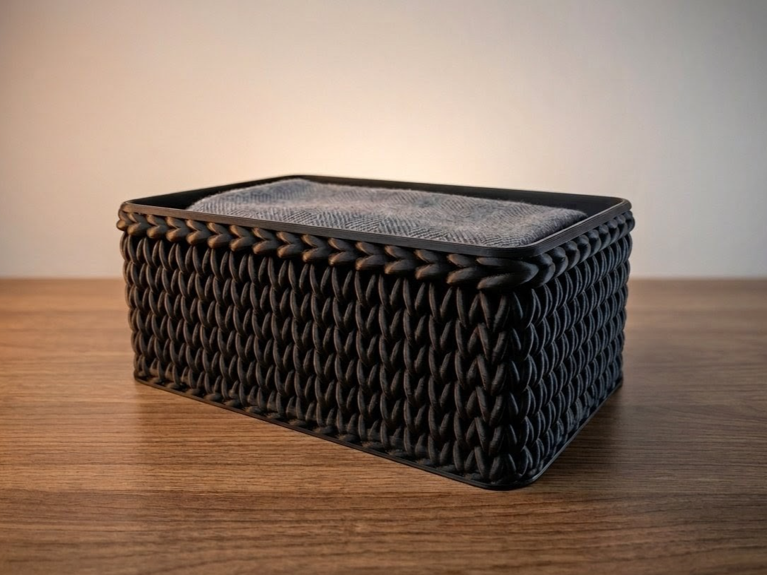 Stackable Knitted Storage Box