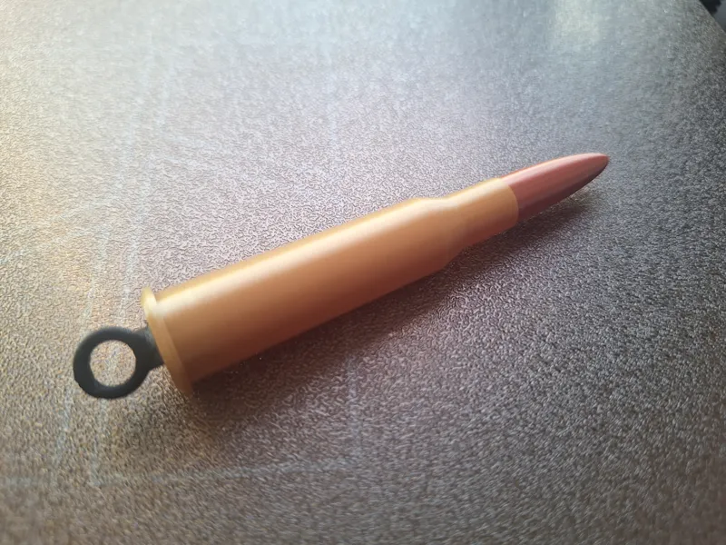 7.62x54R Mosin keychain