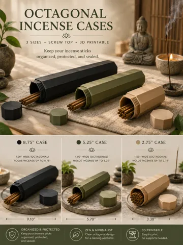 Caja o estuche: Octagonal Japanese Incense Case — vista de referencia 2