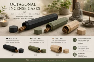 Caja o estuche: Octagonal Japanese Incense Case — vista de referencia 3