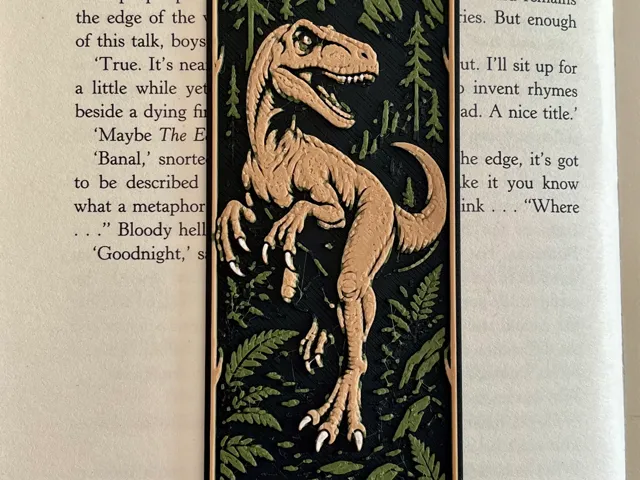 Velociraptor Bookmark