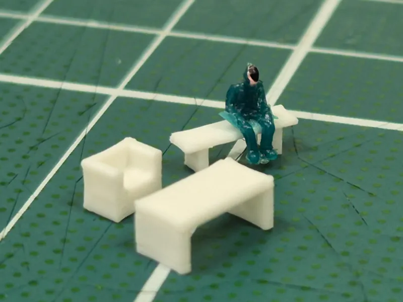 Furniture assemble scale: 1/150