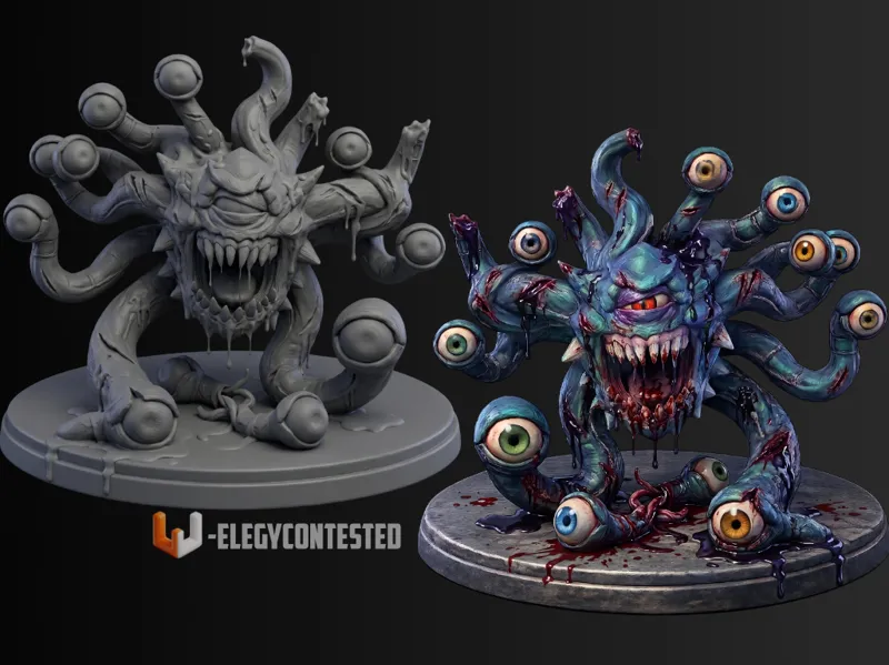 DnD Ready - Wounded Beholder (55mm)