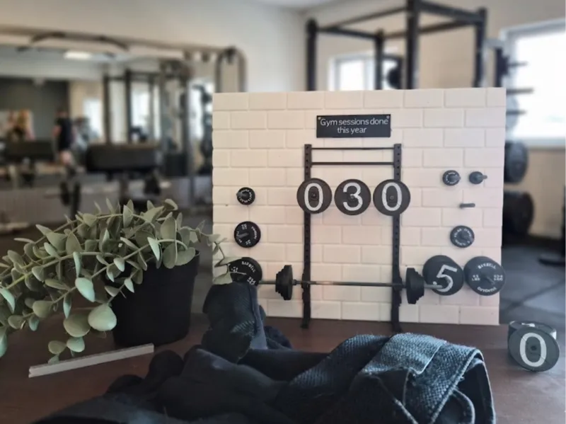 Gym Session Counter - Modular Diorama