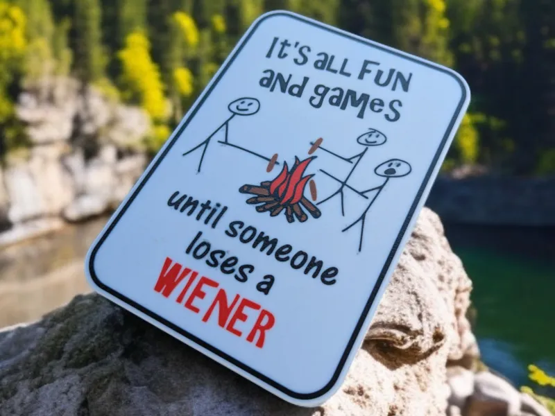 all fun and games until someone loses a wiener