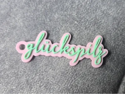Keychain Tag - glückspilz