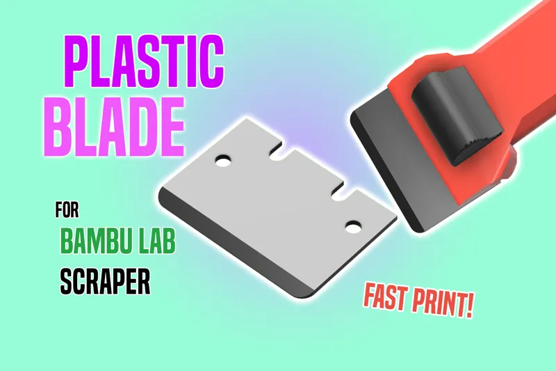 Plastic Blade for Scraper to protect PEI/PEO sheet