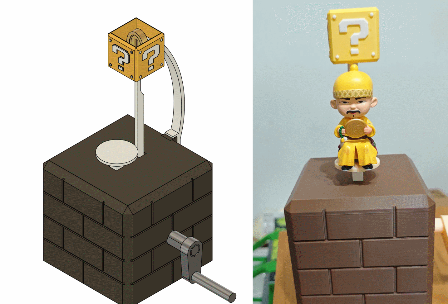 Everything is Mario automata figurine coin topping mechanism by 阿杯 ...
