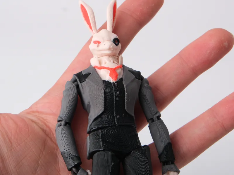 Devil May Cry White Rabbit Inspired Flexi Toy