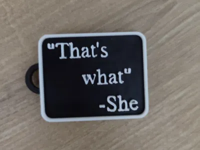 THE OFFICE LOGO KEYCHAIN
