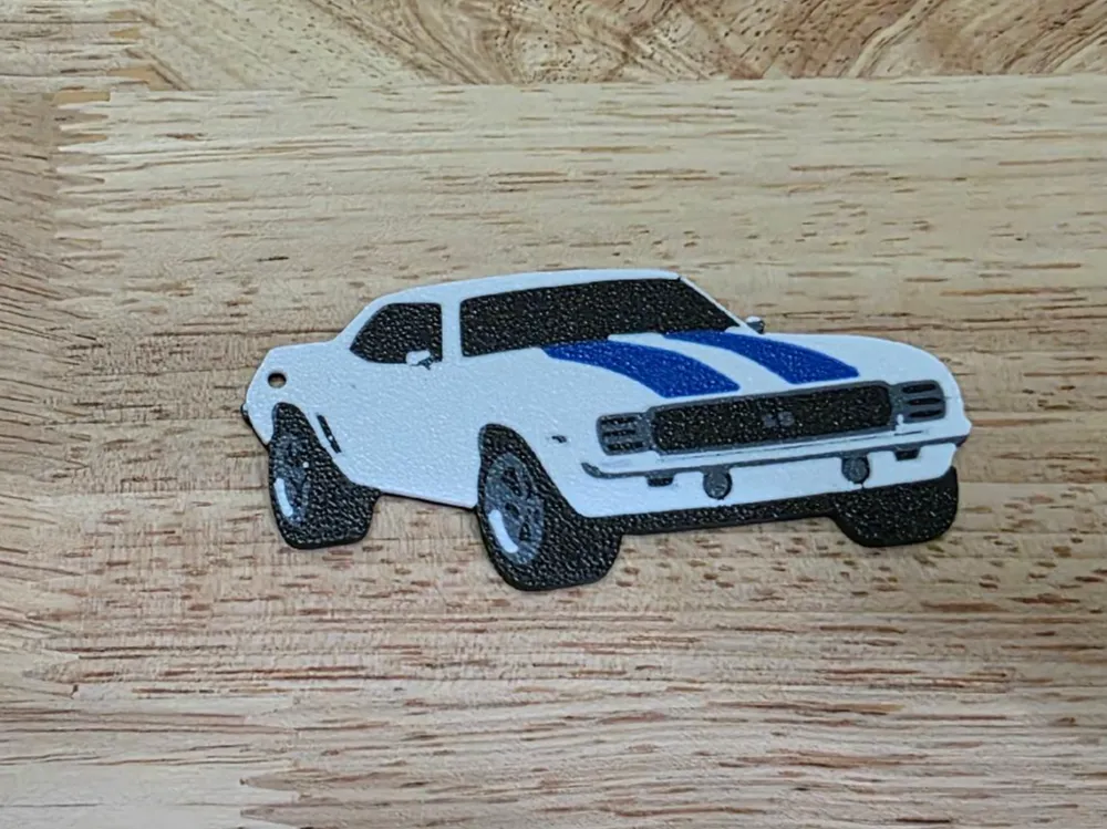 Camaro Keychain - Free 3D Print Model - MakerWorld