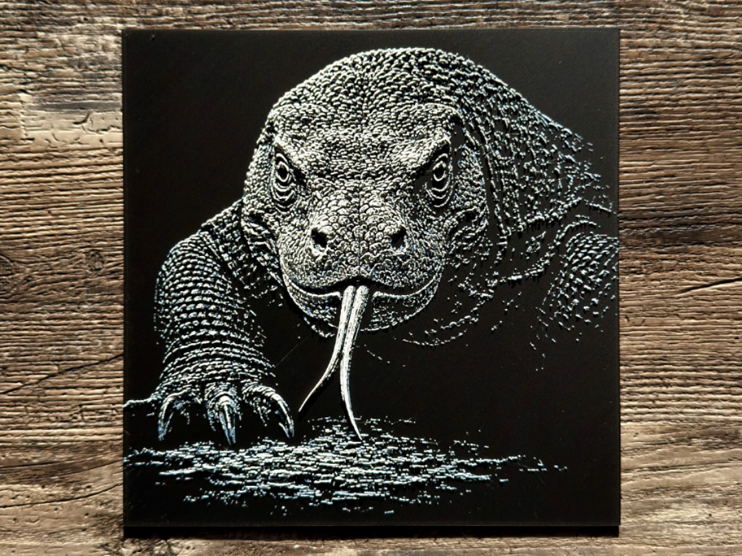 Komodo Dragon HueForge