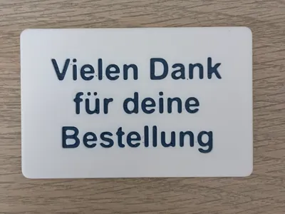 Dankes Karte