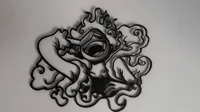 Silhouette murale Luffy Gear 5 — photo 4