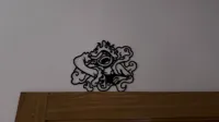 Silhouette murale Luffy Gear 5 — photo 5