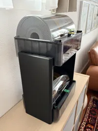 Linke Seite: 0.24mm layer, 2 walls, 15% infill