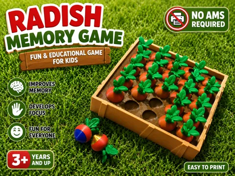 Modelo para impresión 3D: Radish Memorie — referencia de MakerWorld