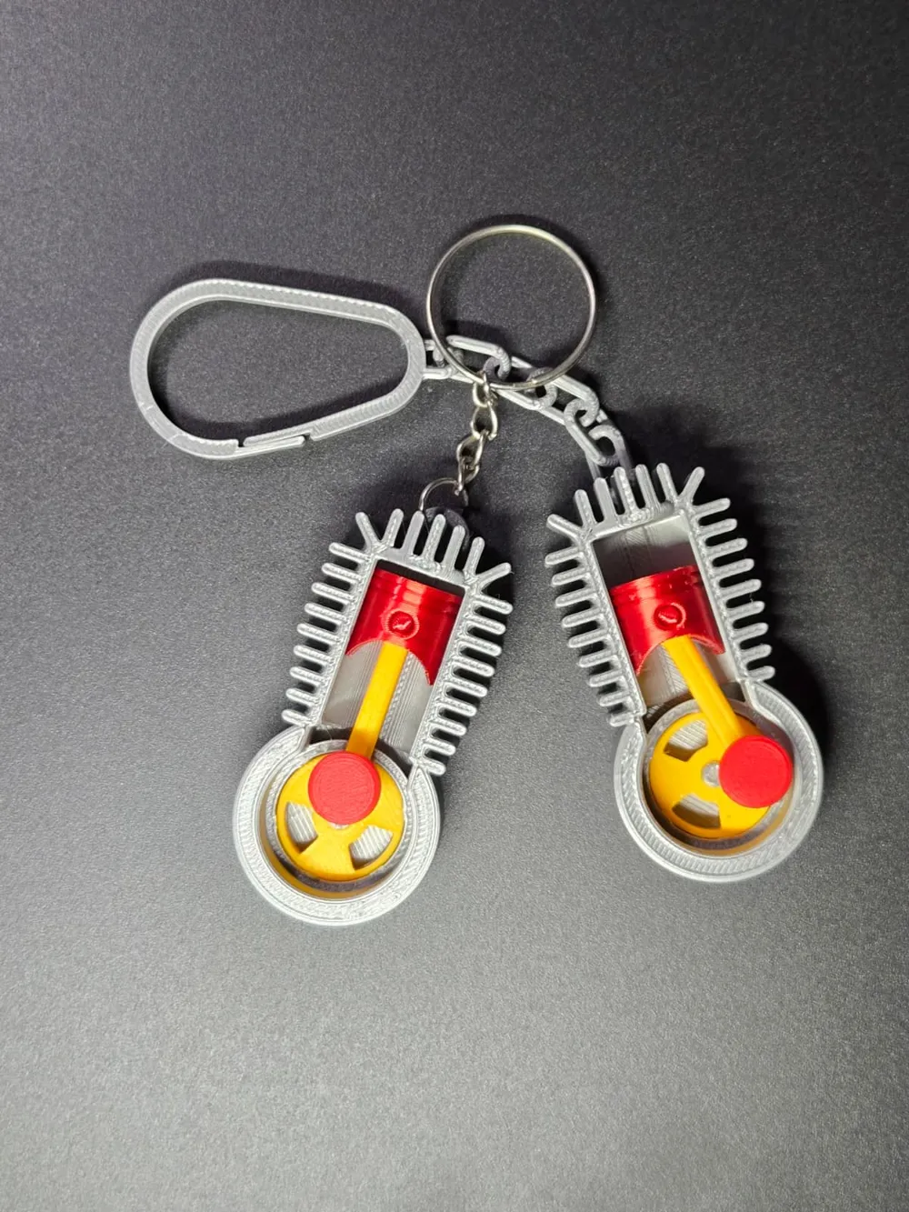 Fidget Motor with Keychain - Free 3D Print Model - MakerWorld