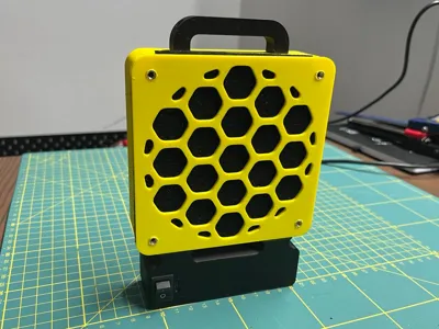 Solder Fume Extractor with assembly guide