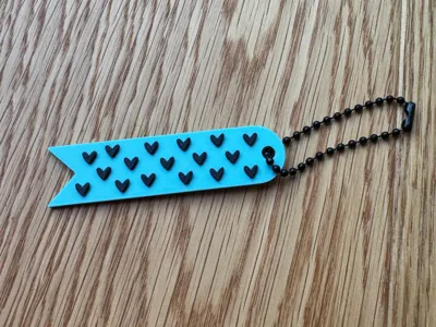 Heart-Shaped Keychain